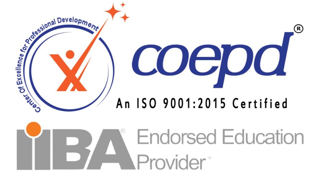 Coepd logo with iiba certification